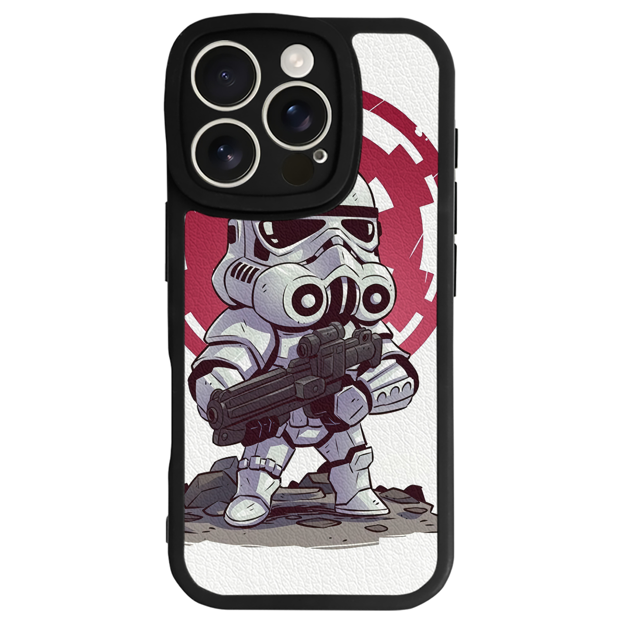 （画像用） スター・ウォーズ Star Wars 【iPhone 16シリーズ対応】シリコンスマホケース（レザー調） 材質：シリコン